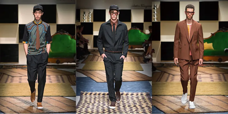 سلفاتوري فيراغامو تطور موضة جديدة للرجال في ربيع وصيف 2016
