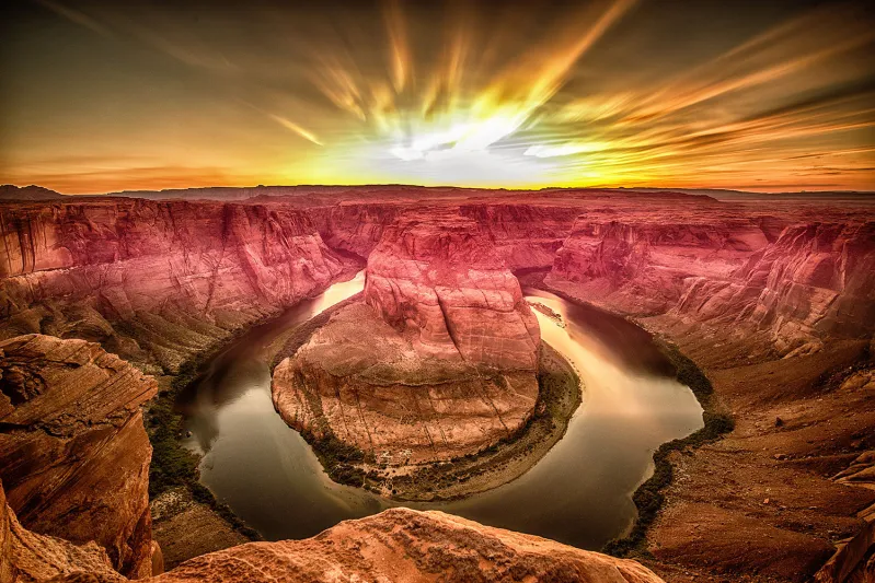 جبل حدوة بيند   اعجوبة طبيعية في اريزونا