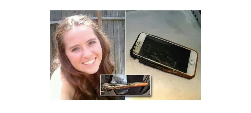 بالصور: احتراق آي فون 6 خلال رحلة طيران