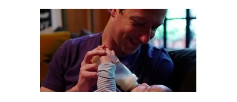 صورة جديدة للاب العطوف..مارك زوكربيرغ