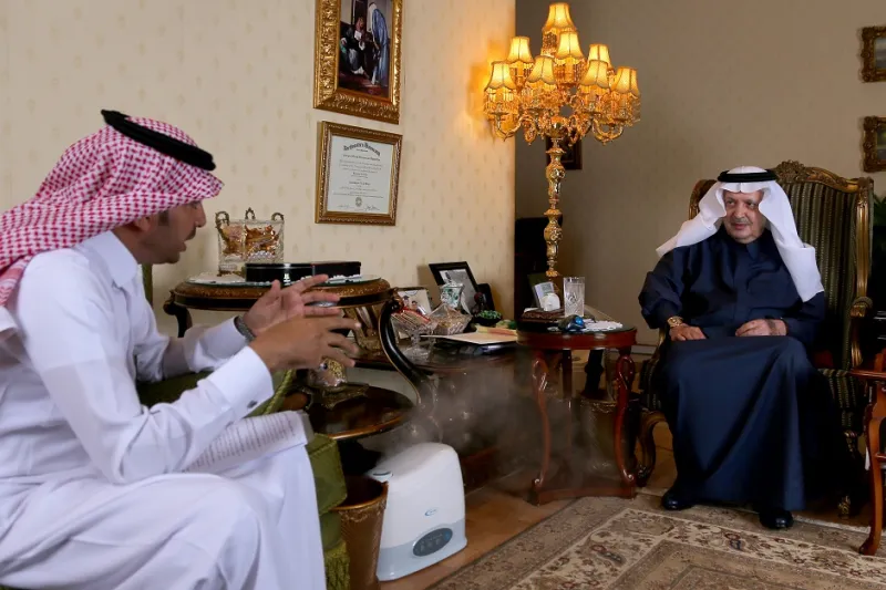  عبد الاله بن عبد العزيز لـ"الرجل":  قد أكون بركاناً ثائراً 