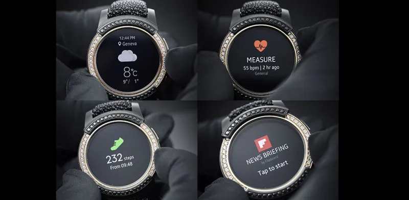 نسخة الماسية من ساعة سامسونج جير اس 2 
