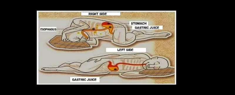 فوائد النوم على الجانب الايسر