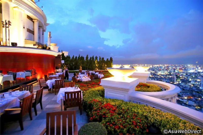 مطعم سيروكو في بانكوك اكبر مطعم عالي في العالم 