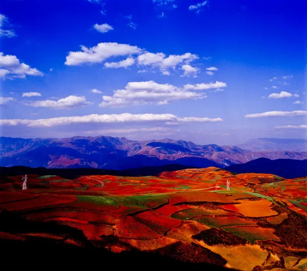 دونغ شوان الاراضي الحمراء في الصين 