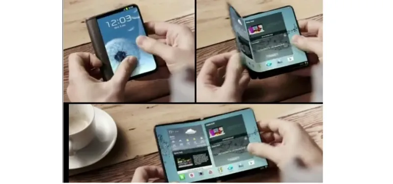 سامسونغ تجهز هاتفا قابلا للطي بحلول 2017