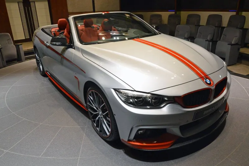 بالصور.. نسخة خاصة من سيارة “بي إم دبليو 435 آي” في أبوظبي