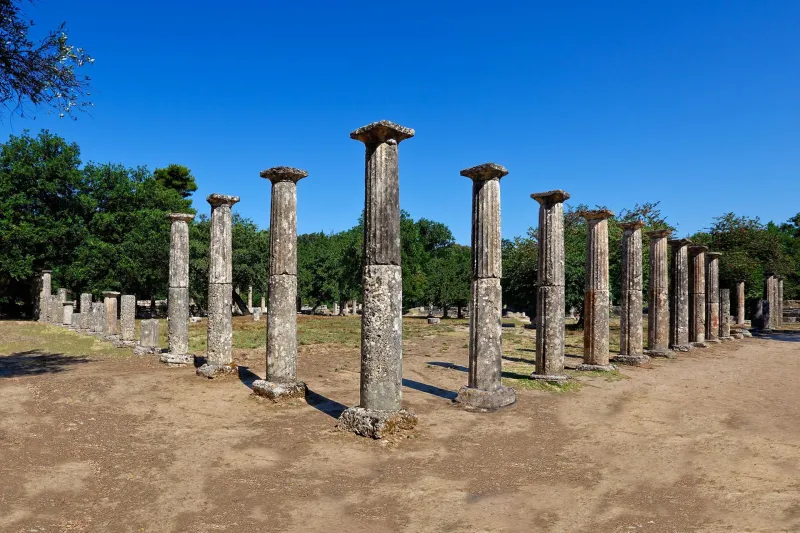 مدينة اولمبيا اليونانية اقدم ملعب اولمبي 