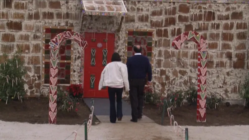 منزل الزنجبيل  في تكساس تعال لتزوره لا لتأكله