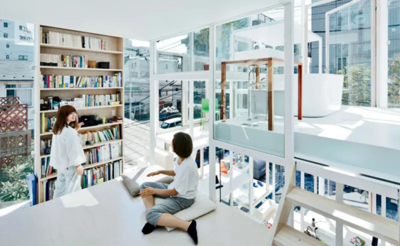 البيت الزجاجي في اليابان لا اسرار بعد اليوم 