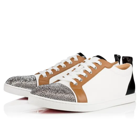 كريستيان لوبوتان احذية مزينة بالالوان والمعادن 