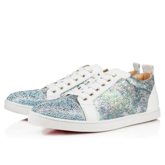 كريستيان لوبوتان احذية مزينة بالالوان والمعادن 