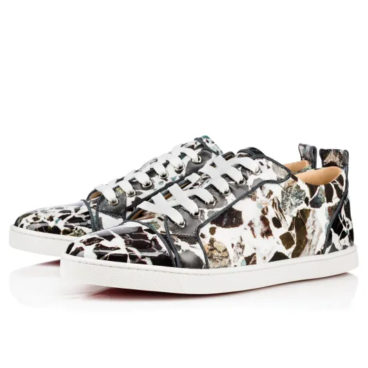 كريستيان لوبوتان احذية مزينة بالالوان والمعادن 