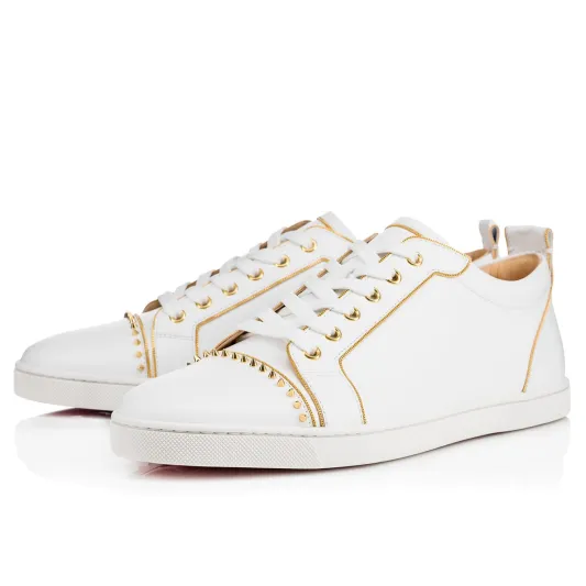 كريستيان لوبوتان احذية مزينة بالالوان والمعادن 