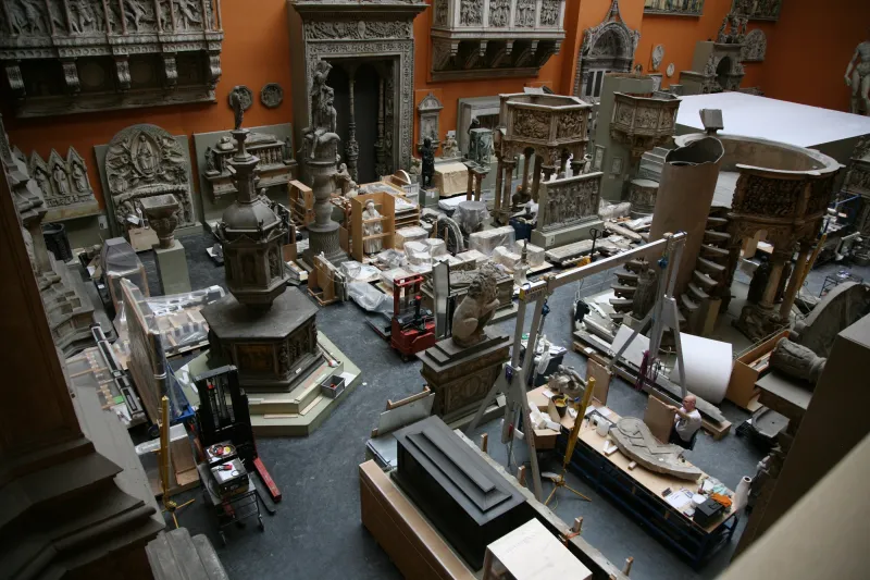 متحف فكتوريا والبرت بلندن اكبر متحف في العالم لفنون الديكور 