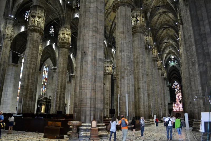 كاتدرائية ميلانو ايطاليا روعة ساحة الدومو