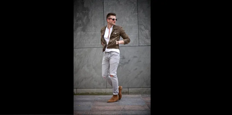 الجينز الممزق احدث صرعات الموسم