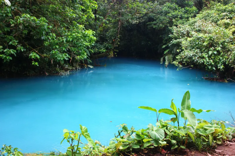 نهر سيليست في كوستاريكا مياه فيروزية لا تقاوم 