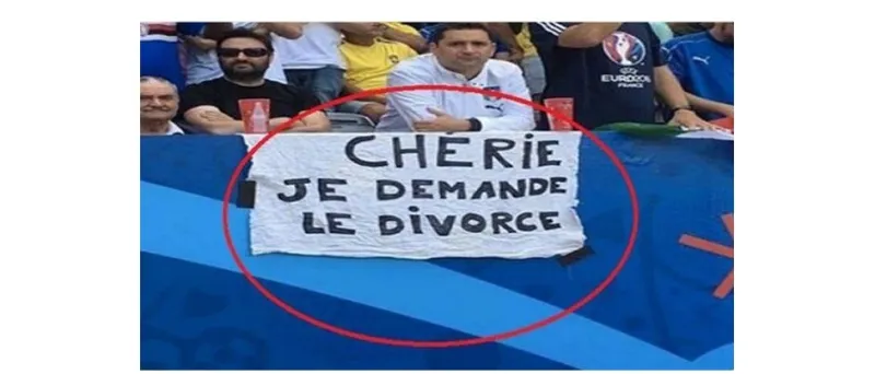 قرر إعلان رغبته في الانفصال عن زوجته امام الملأ!