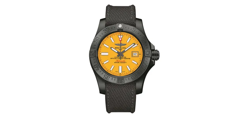 بريتلينغ تطرح ساعة افنجر II سيوولف بلاكستيل