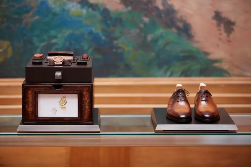 "هوبلو" Hublot و "بيرلوتي" Berluti تزاوج بين التعقيدات التقنية والعراقة 