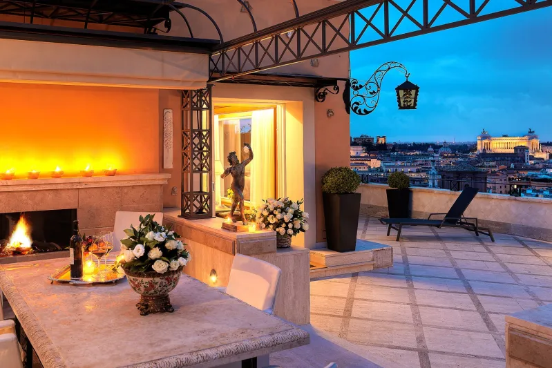 فندق هاسلر في روما: اناقة ايطالية بروح تاريخية