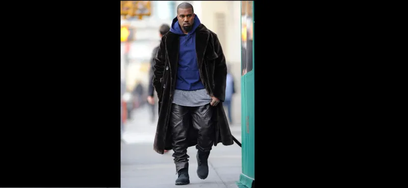 بنطلون الجلد على طريقة كاني ويست 