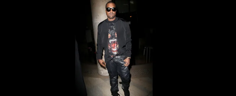 بنطلون الجلد على طريقة كاني ويست 