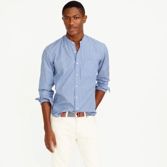 قميص رجالي 2016 بلا ياقة افتح الخزانة لاستقباله 