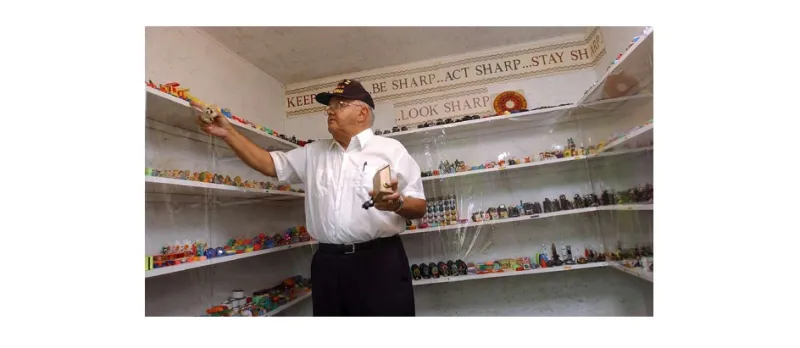 متحف المبراة مجهود عشرين عامًا لجمع مباري الاقلام