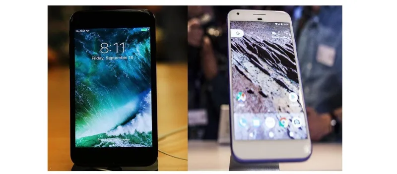 غوغل بيكسل في مواجهة آيفون 7 مقارنة بالأرقام