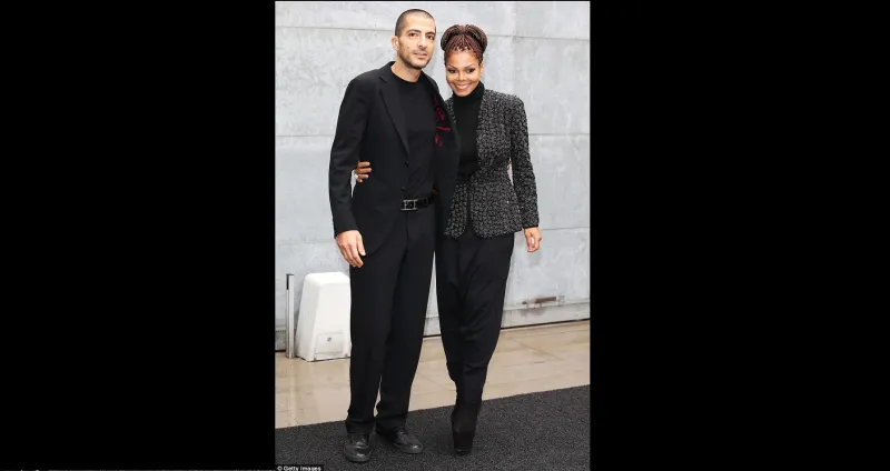 جانيت جاكسون حامل من زوجها القطري