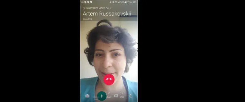 مكالمات الفيديو على الواتس اب بدأت 