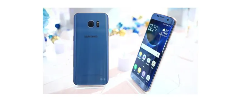 سامسونغ تطلق اللون الأزرق المرجاني من Galaxy S7 Edge
