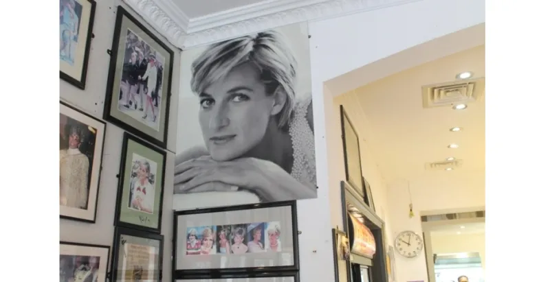 مقهى الأميرة ديانا مكان يفيض بالذكريات