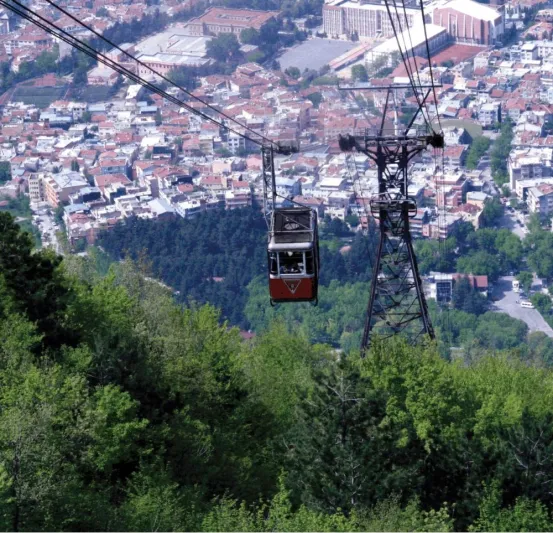 بورصة أعجوبة الشتاء التركية للسائحين