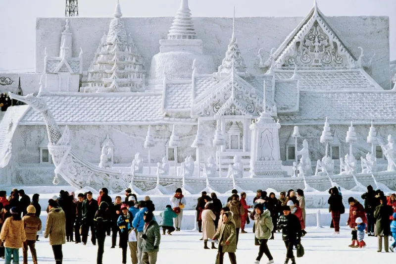 مهرجان سابورو في اليابان الأكثر برودة