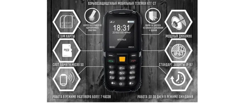 CTG-ST هذا الهاتف مضاد للانفجار 