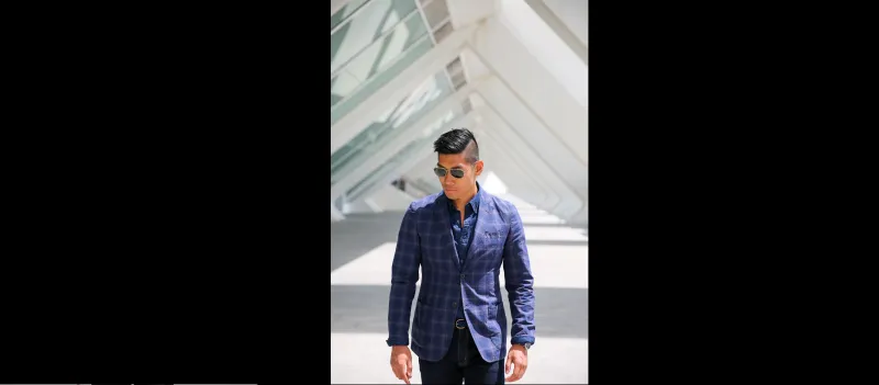 الازرق  كيف ترتديه لاطلالة متقنة