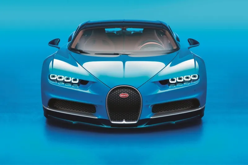 بوغاتي شيرون أقوى واسرع سيارة في العالم  ثمنها 2.6 مليون دولار فقط