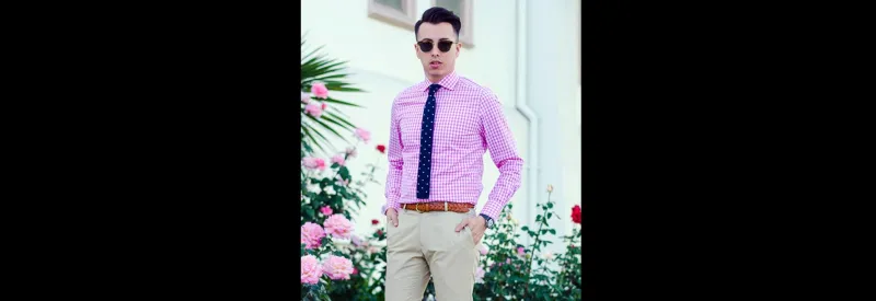 اللون الزهري ليس حكرا على السيدات فاسترجعه الان