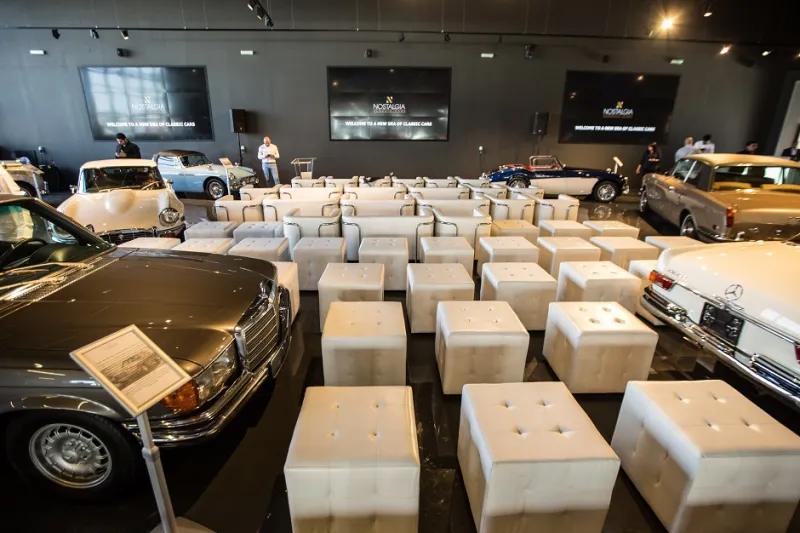 نوستالجيا تطلق أول صالة عرض سيارات كلاسيكية متعددة الأغراض في الإمارات