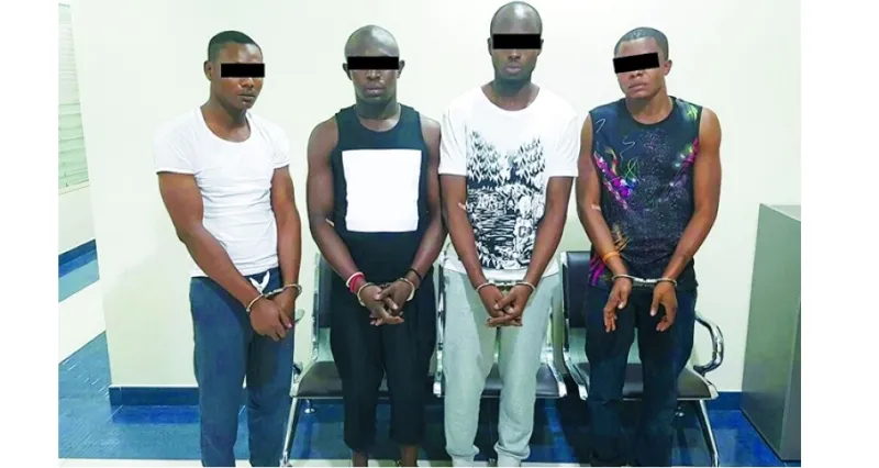 عصابة دارك سكاي في قبضة شرطة أبوظبي