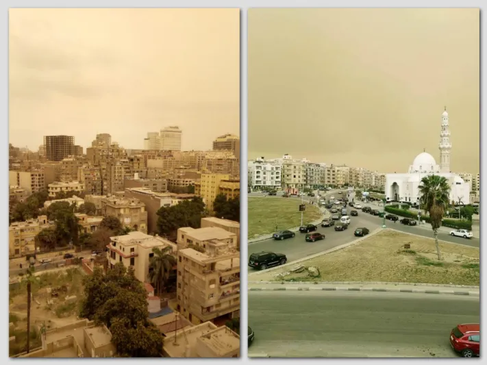 العاصفة تقترب.. تصل المملكة خلال ساعات وهذه آخر صورها بمصر