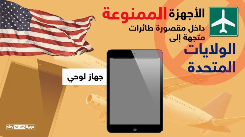 «السبب الحقيقي» لحظر الإلكترونيات على الطائرات المتجهة لأمريكا