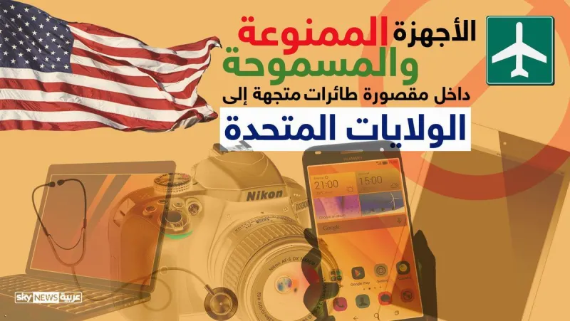 «السبب الحقيقي» لحظر الإلكترونيات على الطائرات المتجهة لأمريكا