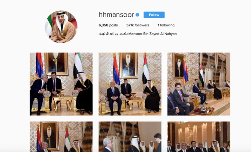 من هنا يمكنك متابعة حسابات الملوك والأمراء العرب الرسمية