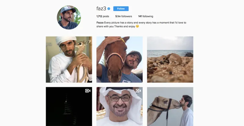 من هنا يمكنك متابعة حسابات الملوك والأمراء العرب الرسمية