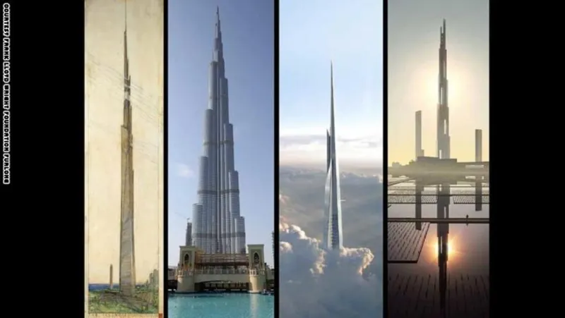 البرج المعلق في دبي (صور)