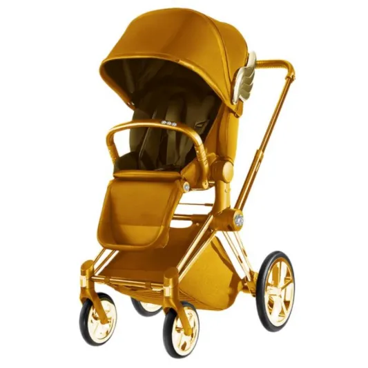 شاهد| عربة أطفال من الذهب في الإمارات.. كم تتوقع سعرها؟